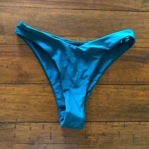 NWOT! Teal VERY Cheeky Bikini
